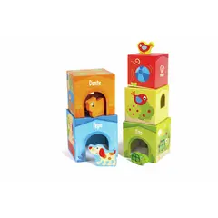HAPE - CUBOS APILABLES SOL Y CAMPO - JUEGO DIDÁCTICO