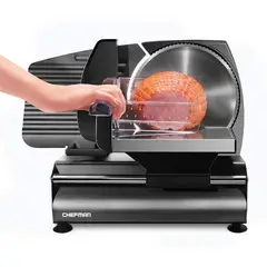 CHEFMAN - Cortadora Eléctrica Ajustable Acero Inoxidable Modelo X