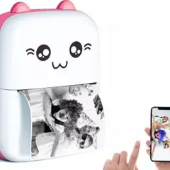 GENERICO - IMPRESORA PORTATIL RECARGABLE FOTOS STIKER TERMICA CELULAR