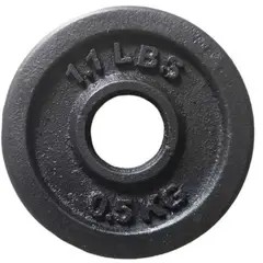 HOMESALE - Disco de Pesas de 0,5 kg en Hierro Fundido – Resistencia