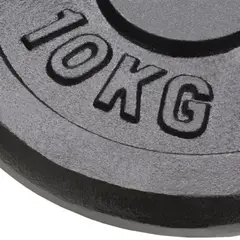 HOMESALE - Disco de Pesas de 10 kg en Hierro Fundido – Resistencia