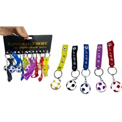 MAZUGI - Llaveros De Fútbol Con Forma De Pelota Deportiva X1 Unidad