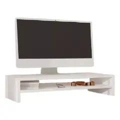 GENERICO - Soporte Elevador Monitor Base Soporte Para Escritorio Color Blanco