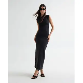 SEVEN SEVEN - Vestido Efecto Drapeado Para Mujer Negro
