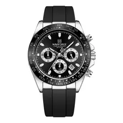 NAVIFORCE - Reloj Casual Nf8054 Goma Hombre + Estuche