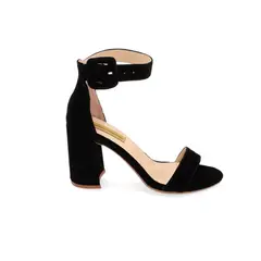 MERCEDES CAMPUZANO - Sandalia Tacon Naia de Mujer Negro