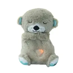 GENERICO - PELUCHE NUTRIA JUGUETE RESPIRA CALMA SUEÑO DORMIR