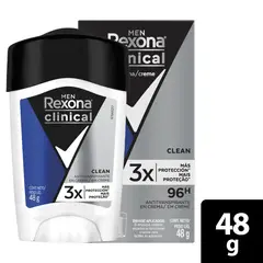 REXONA - Desodorante Soft Solid Clinical Hombre 48gr