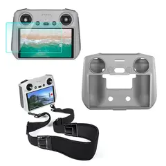 GENERICO - Silicona + Vidrio Templado + Correa Para Control Dji Rc