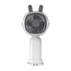 DAYOSHOP - Ventilador Gato Orejas Portatil Recargable Con Base