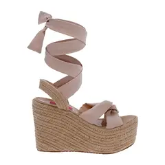 MERCEDES CAMPUZANO - Spadrilla Plataforma Suki de Mujer Marfil