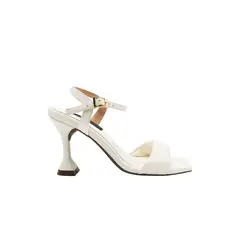MERCEDES CAMPUZANO - Sandalia Tacón Juliette Marfil