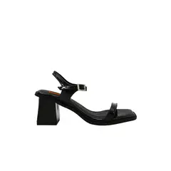 MERCEDES CAMPUZANO - Sandalia Tacon Vivier de Mujer Negro
