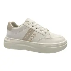 CALZADO BONT - Tenis Dama Marfil Beige Bont Glow