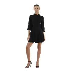 MERCEDES CAMPUZANO - Vestido Corto Juliette de Mujer Negro
