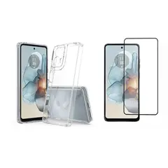 GENERICO - Funda Rígida Antichoque + Vidrio Para Motorola Moto G24 G24 Power