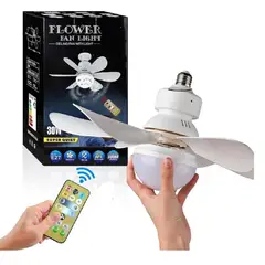 GENERICO - Ventilador Lampara Potente Contro Remoto 52 Cms