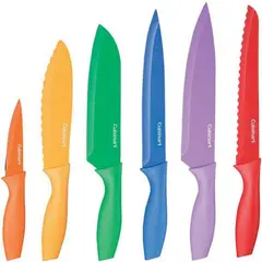 CUISINART - Cuchillo Profesional Ergonómico 6 und Estuche Multicolor