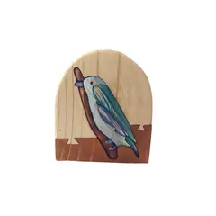 GENERICO - ROMPECABEZAS PEQUEÑO DE 3 PIEZAS EN MADERA MOTIVO PAJARITO