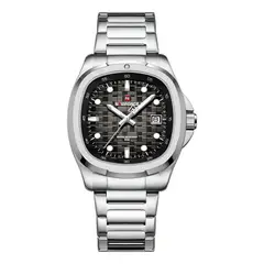 NAVIFORCE - Reloj Casual Nf9240 Crono Hombre Acero+ Estuche