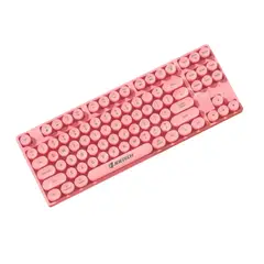 GENERICO - Teclado Gamer Alámbrico Membrana Retroiluminación Dk600 Rosado