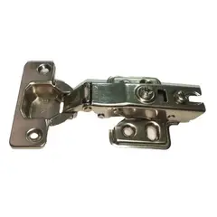 GENERICO - Bisagra Mueble Semiparche Acodada Cierre Lento Cocina X1 Par