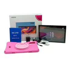 KRONO - TABLET NET X2 8 GB/ 64 GB COLOR AZUL CON PROTECTOR ROSA ANTICHOQUES