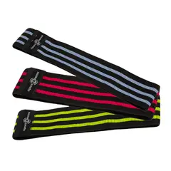 SPORTFITNESS - Pack De 3 Bandas De Tela, Diferentes Niveles De Resistencia