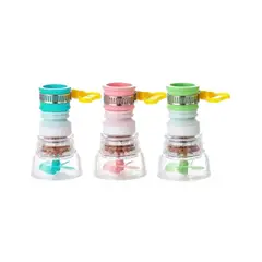 PLUS SOLUTIONS - Filtro OnOff Purificador de Agua Expandible para Llave Grifo