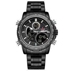 NAVIFORCE - Reloj Casual Nf9182 Crono Hombre Acero+ Estuche