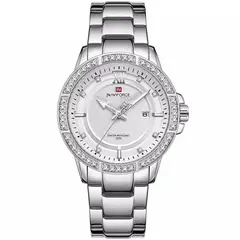 NAVIFORCE - Reloj Casual Nf9187 Crono Hombre Acero + Estuche