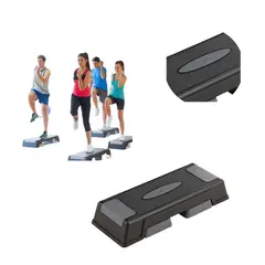 SPORTFITNESS - Steps Aeróbicos 3 Niveles Ajustables Para Fitness Y Gym