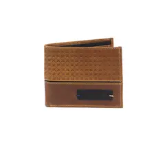 GENERICO - Billetera Cuero para Hombre Miel OCAi MCD03