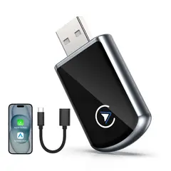 GENERICO - Adaptador Inalámbrico para Apple Car Play y Android Auto BT