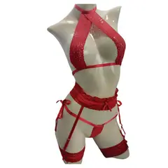 RAINBOW MODA - Lenceria sexy de tiras ligueros sensual erotica