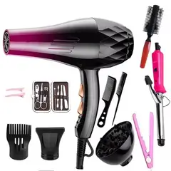 GENERICO - Kit Secador De Cabello Profesional 11 en 1 Potente