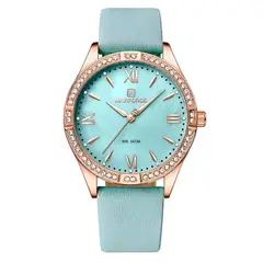 NAVIFORCE - Reloj Sport Nf5038 Mujer Cuero + Estuche