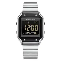 NAVIFORCE - Reloj Sport Nf5046 Mujer Digital Acero + Estuche