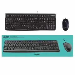 LOGITECH - COMBO MK120 TECLADO + MOUSE ALAMBRICO