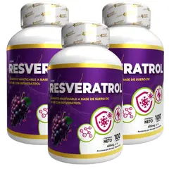 NATURAL ENERGY PRODUCTS - Capsulas de Resveratrol Original x3