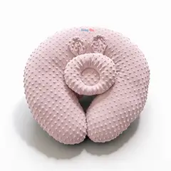 BABY ON - Almohada Cojin Materno De Lactancia Multiusos Ergonómico BabyOn Color Rosa