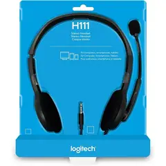 LOGITECH - DIADEMA H111 JACK 35MM