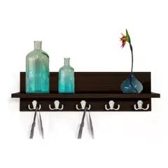 GENERICO - Perchero Para Ropa Decoración Moderna Minimalista Color Wengue