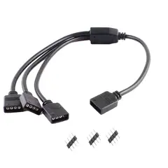 GENERICO - Cable Splitter Rgb 1x3 Ventiladores - Cinta Led 5050 Luces