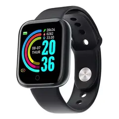 GENERICO - Smart Watch Reloj Inteligente D20 Regalo Niños Hombre Mujer Negro