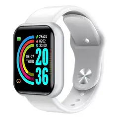 GENERICO - Smart Watch Reloj Inteligente D20 Regalo Niños Hombre Mujer Blanco
