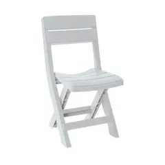 ERGONOMUS - Silla Plástica Luma Plegable Color Gris
