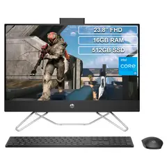 HP - Todo en uno Aio 24-cb1028la Core i5 1235U 16GB 512GB FHD