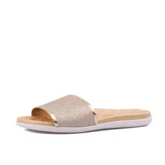 BEIRA RIO - Price Shoes Sandalia plana Mujer 0228360-353DORADO