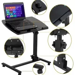 GENERICO - Mesa Soporte Ajustable Notebook Tablet Computador Color Negro